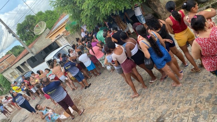 Projeto Esperança reune dezenas de famílias no Bairro  Assis Chateaubriand   em Guarabira.
