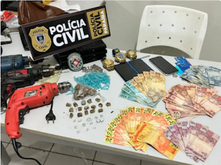 Polícia Civil apreende drogas e prende suspeito por tráfico na PB